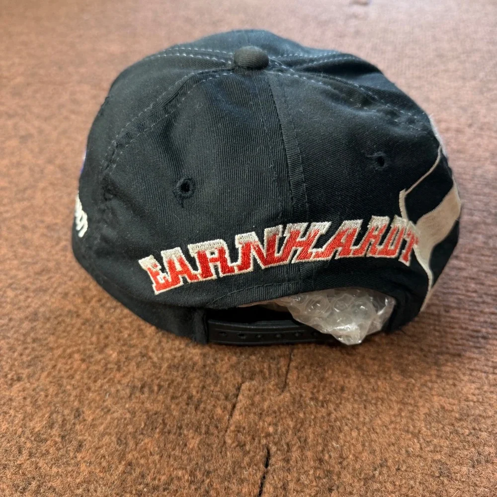 Vintage Dale Earnhardt #3 Chase Racewear Hat Black Checkered Flag Snapback Cap